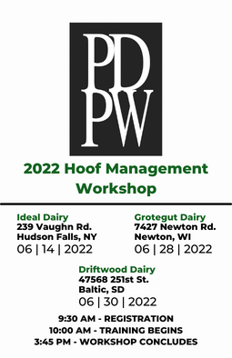 PDPW Hoof Management Workshop Poster